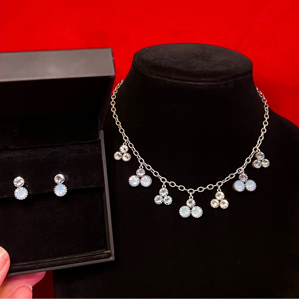 Touchstone Crystal by Swarovski Necklace and Earring Set